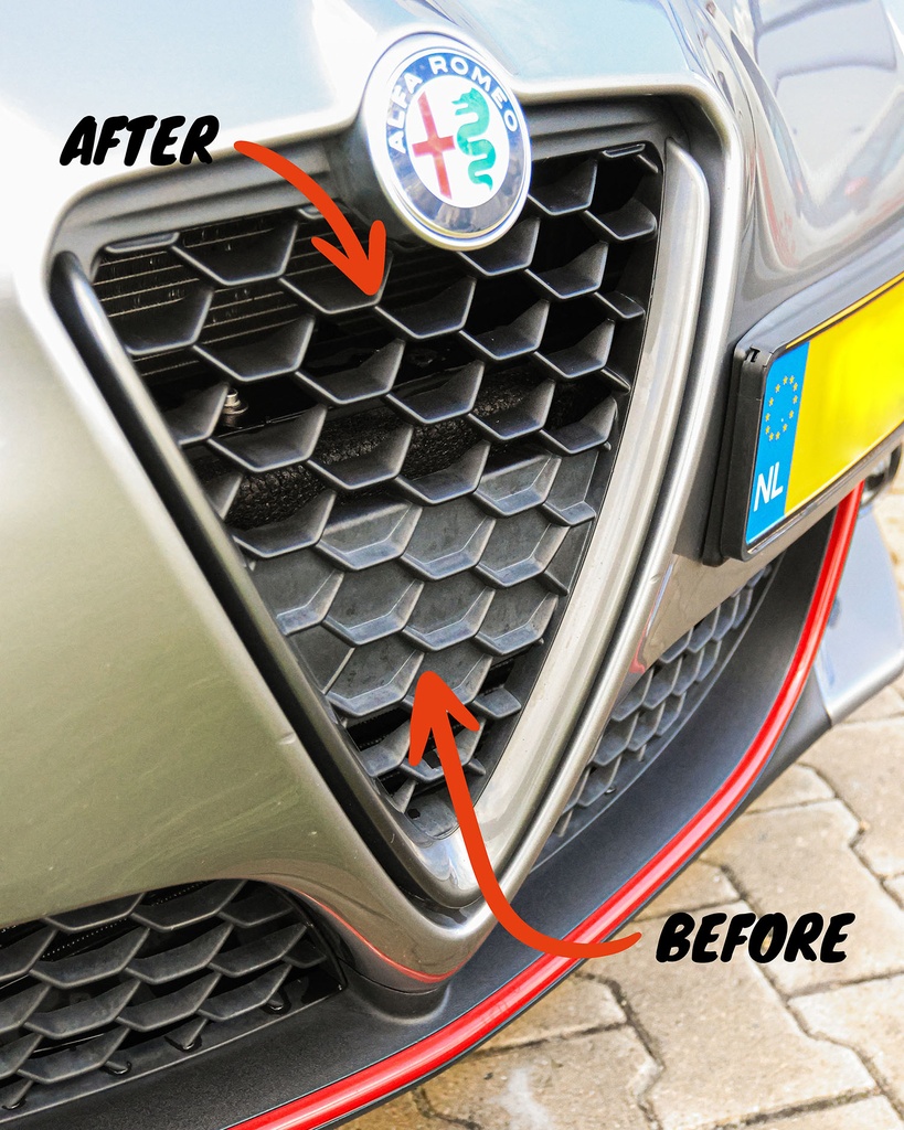 Bumper & Plastic Conditioner - Before & After