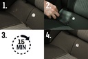 Leather & Fabric Cleaner Result